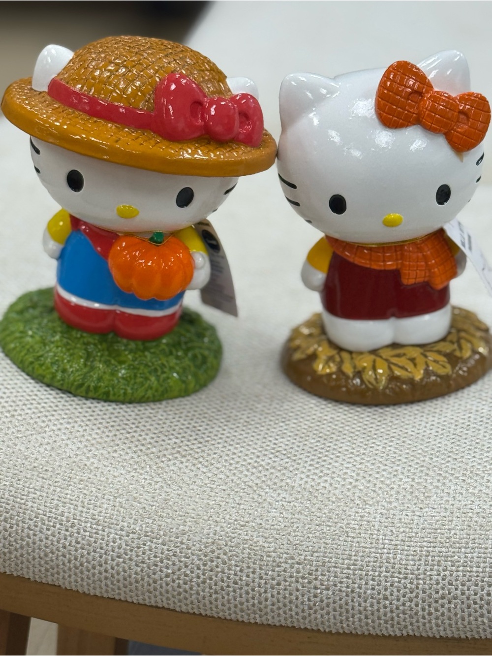 Hello Kitty 2 Figurine with Orange Accents - Decorative Home Accent